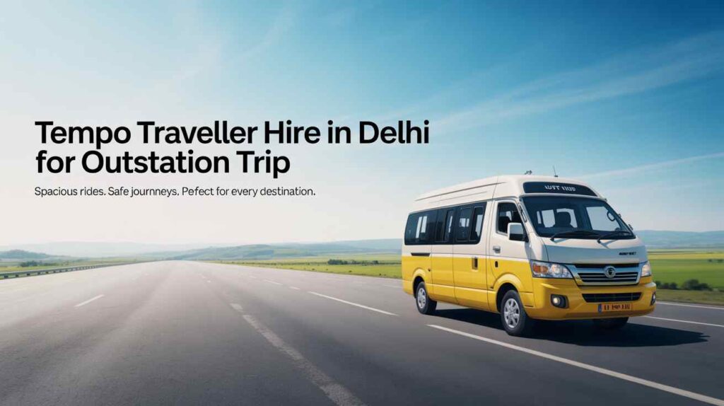 tempo traveller hire in Delhi for outstation trip