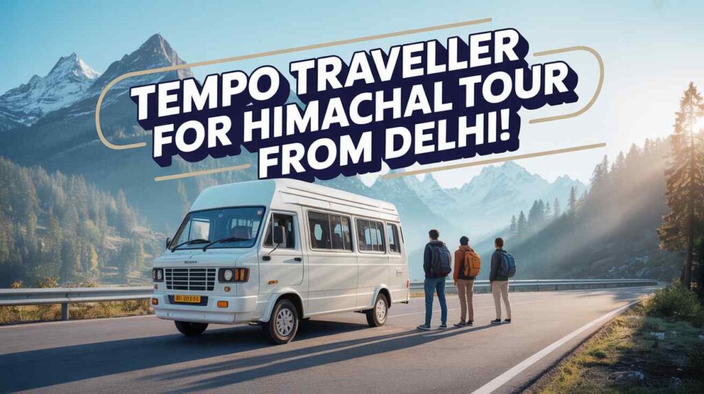 Planning a Himachal trip from Delhi? Book a tempo traveller for Himachal tour from Delhi with Ishita Tours & Travels for safe, comfortable, and affordable group travel to the hills.